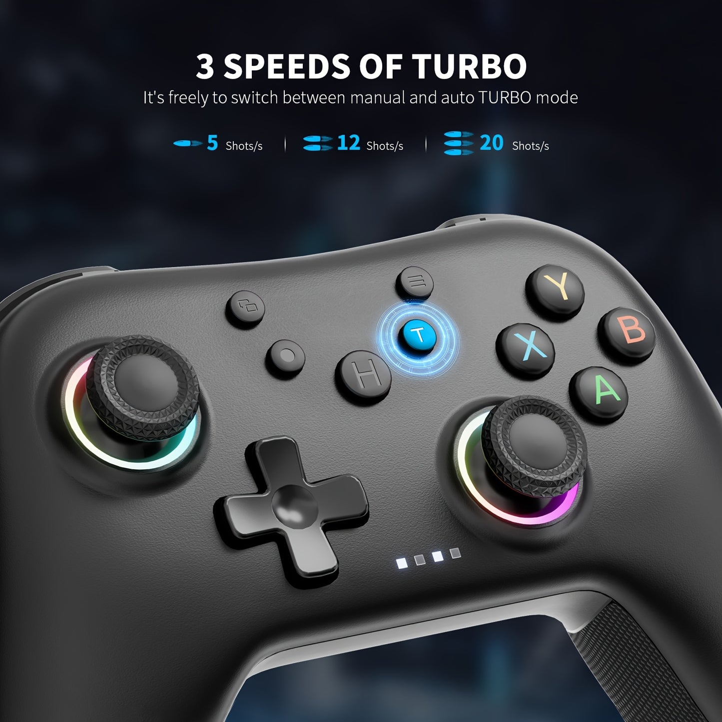 AceGamer Aurora Generation 2, 4G Wireless Wireless Controller for PC/ Android/ Switch/ iOS/
