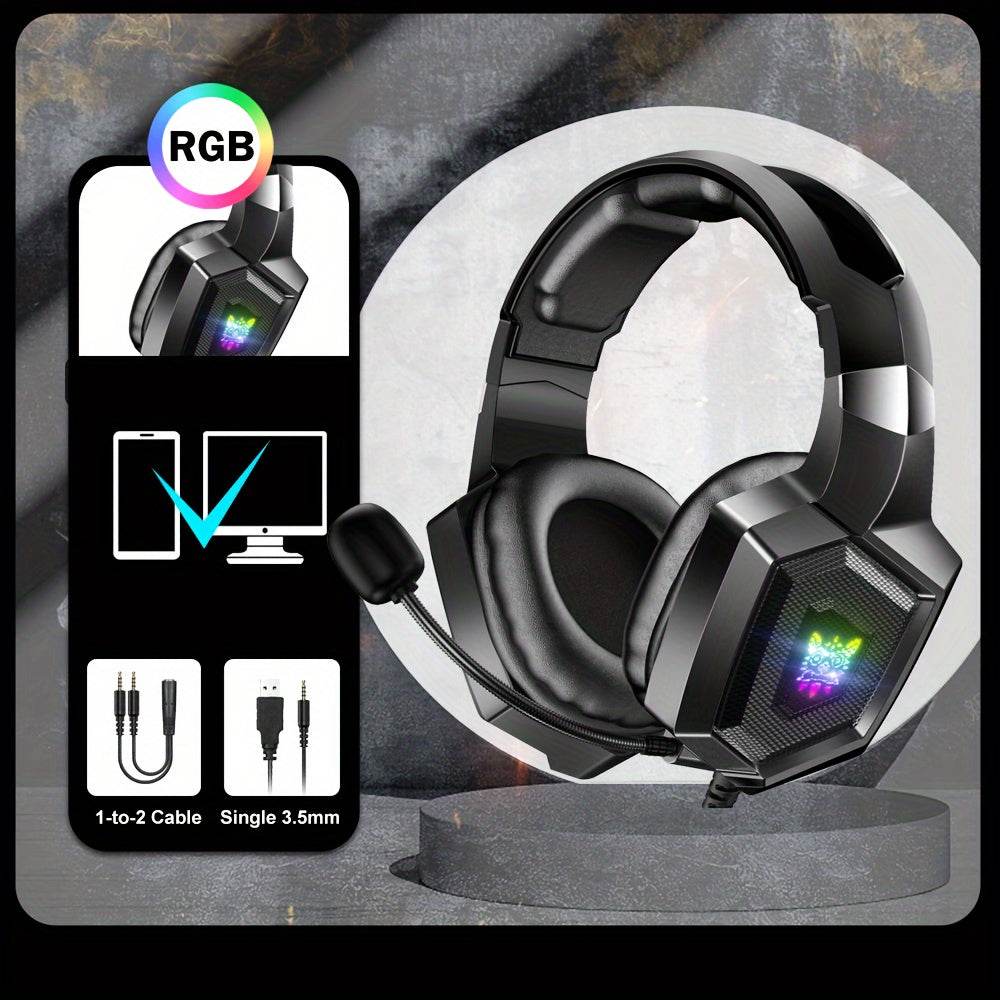 ONIKUMA K8 Gaming Headset Lightweight Fashionable Cool Wired Stereo Gaming Headphone