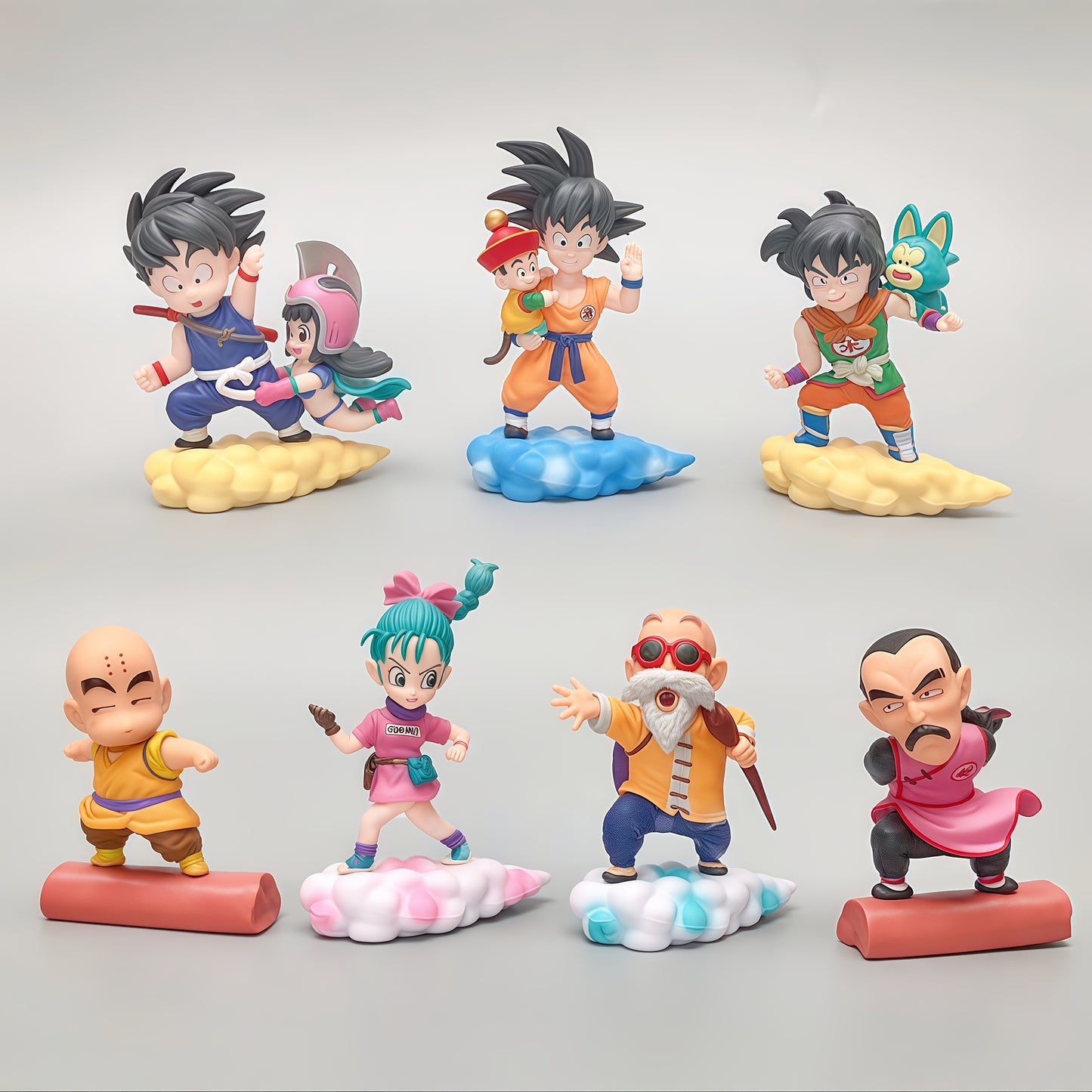 Dragon Ball Anime Merchandise, Nimbus Cloud Scene Figure, 1 or 2 Random Characters Included.