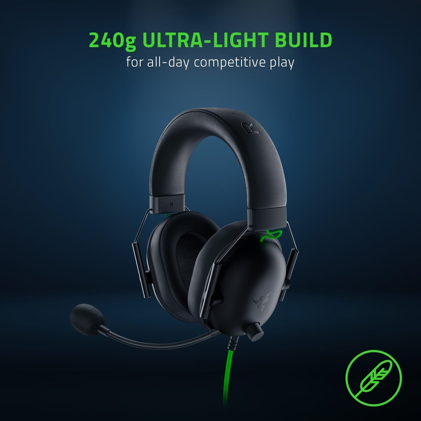 Razer BlackShark V2 X Gaming Headset, 7.1 Surround Sound,