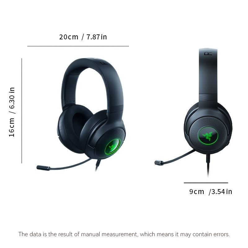 Razer Kraken V3 X Evolutionary Version: Lightweight USB Gaming Headset