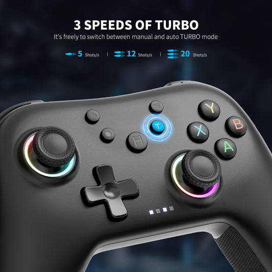 AceGamer Aurora Generation 2, 4G Wireless Wireless Controller for PC/ Android/ Switch/ iOS/