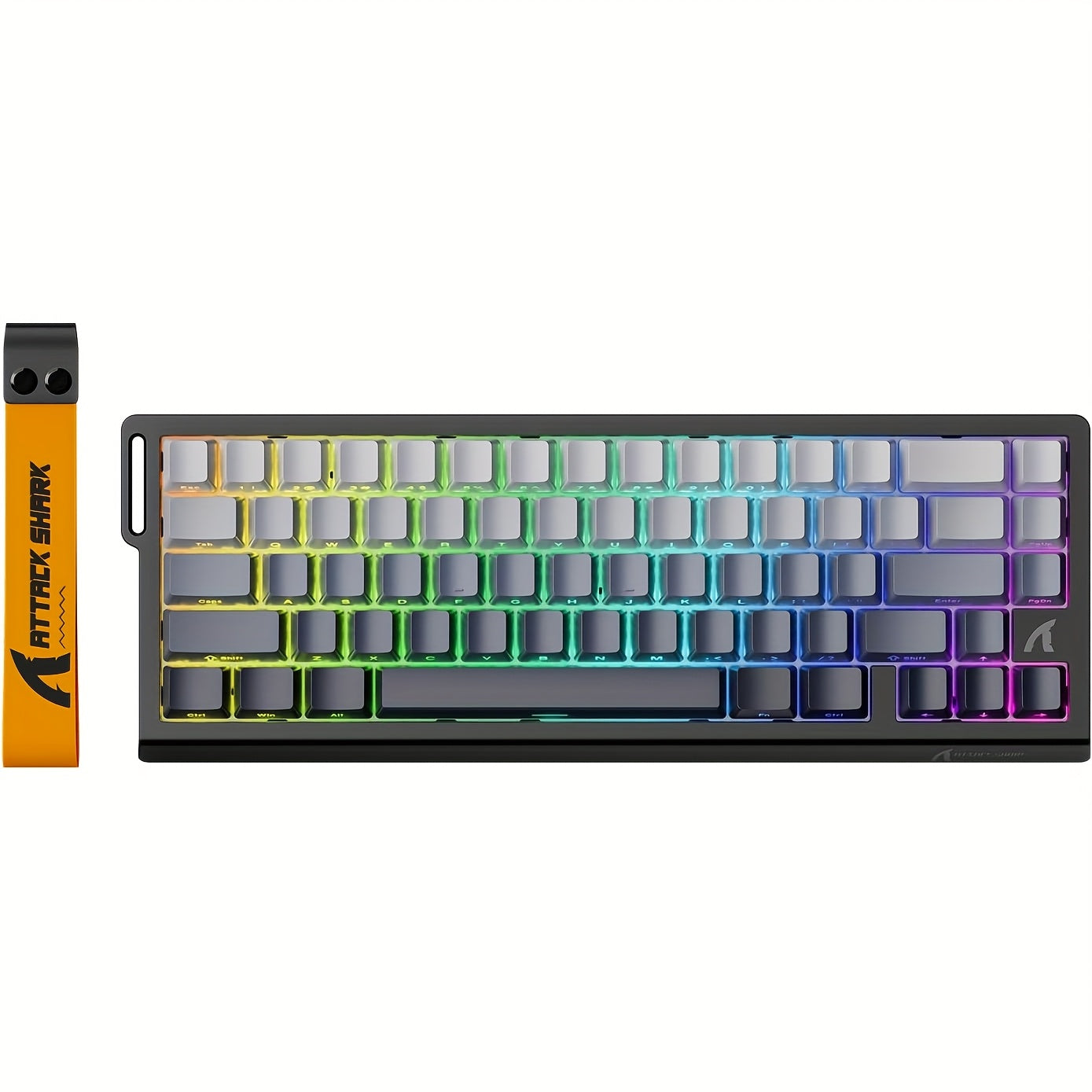 ATTACK SHARK X68HE Magnetic Gaming Keyboard - 60% RGB Backlit, 8KHz Magnetic Response