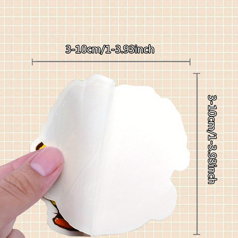 50pcs Hollow Knight Game Stickers, Mixed Colors, PVC, Reusable, RAGEENO Brand,