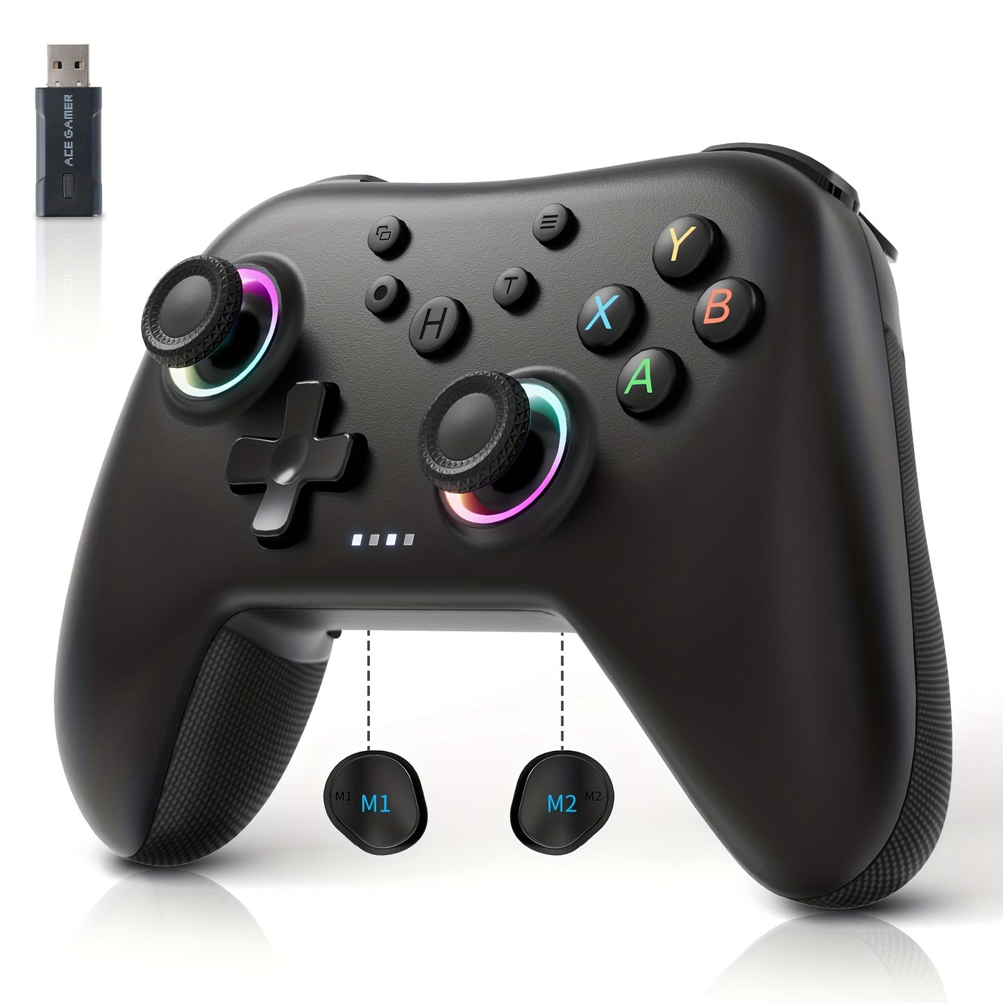 AceGamer Aurora Generation 2, 4G Wireless Wireless Controller for PC/ Android/ Switch/ iOS/