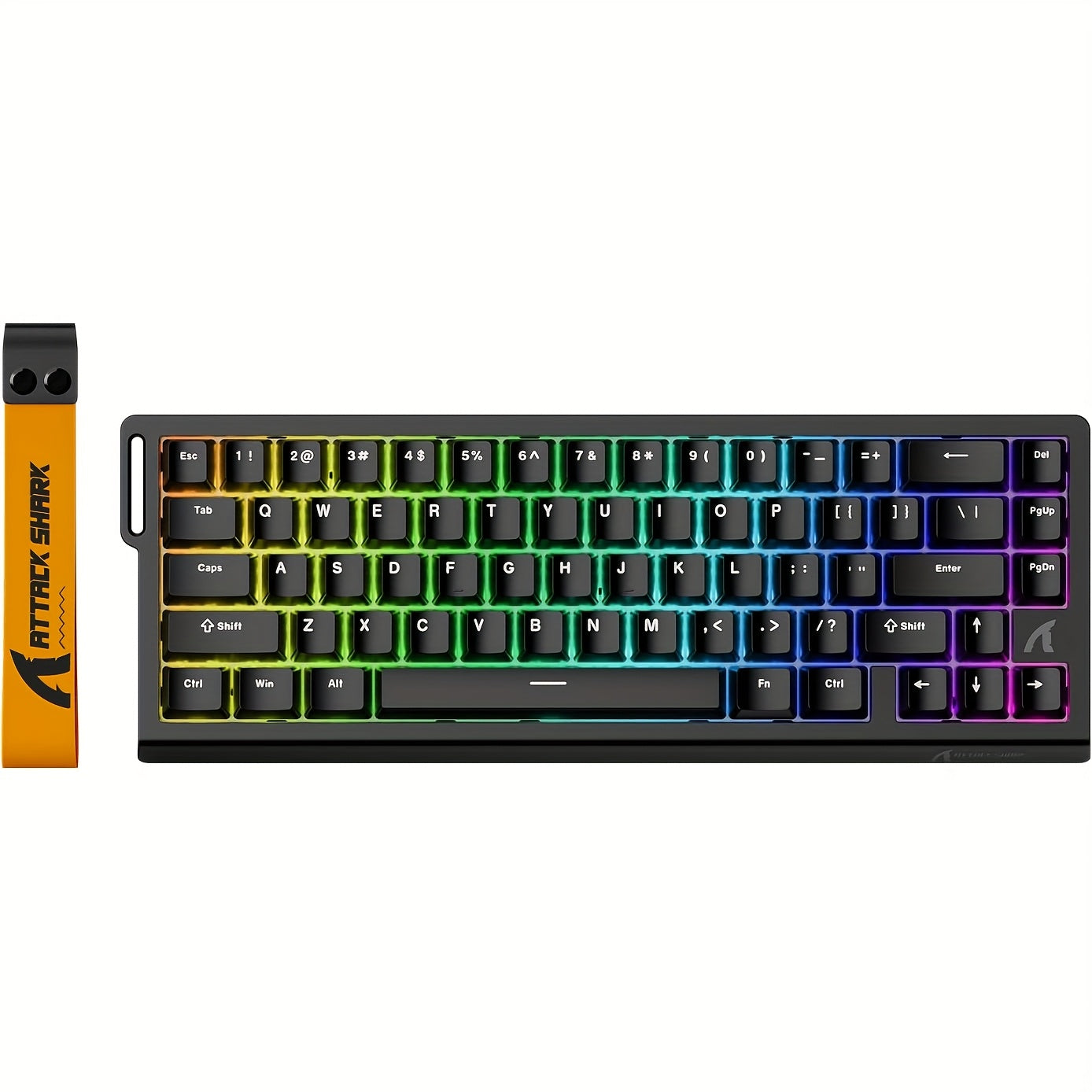 ATTACK SHARK X68HE Magnetic Gaming Keyboard - 60% RGB Backlit, 8KHz Magnetic Response