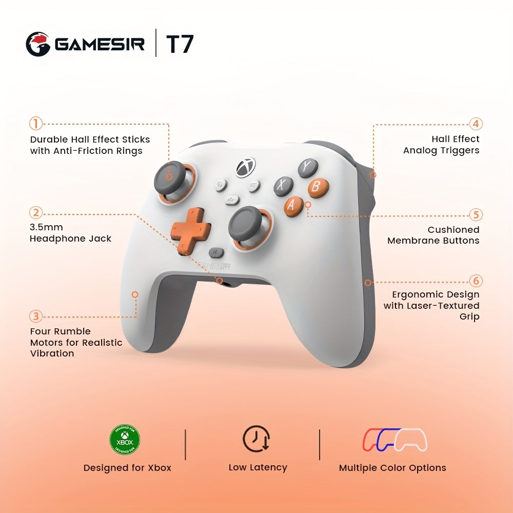 GameSir T7 Wired Controller with Hall Effect Joysticks.