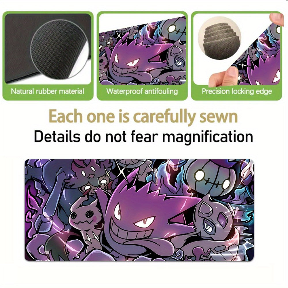 1pc Popular Classic Animation Cartoon Game Cute Interesting Handsome Cool Purple Ghost Elf Gaming Mouse Pad