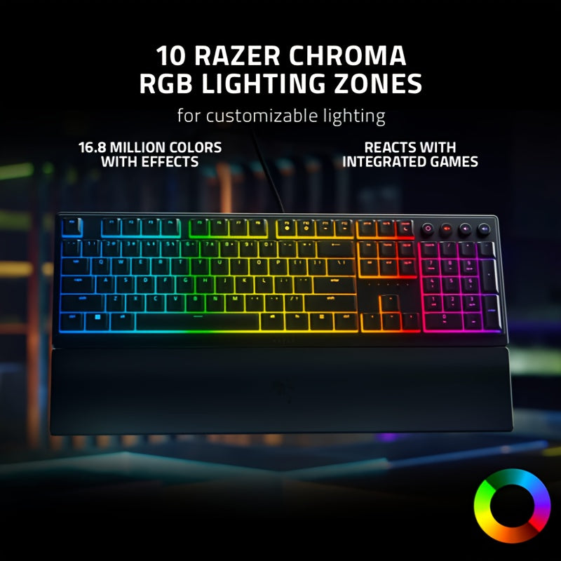 Razer Rainbow Wolf Spider V3 Light Mechanical Keyboard with RGB