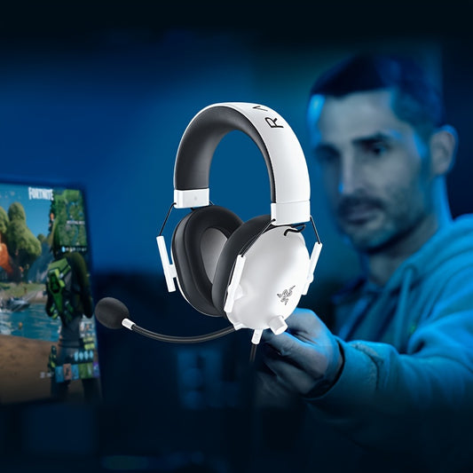 Razer Black Shark V2 X Gaming Headset with Black and White