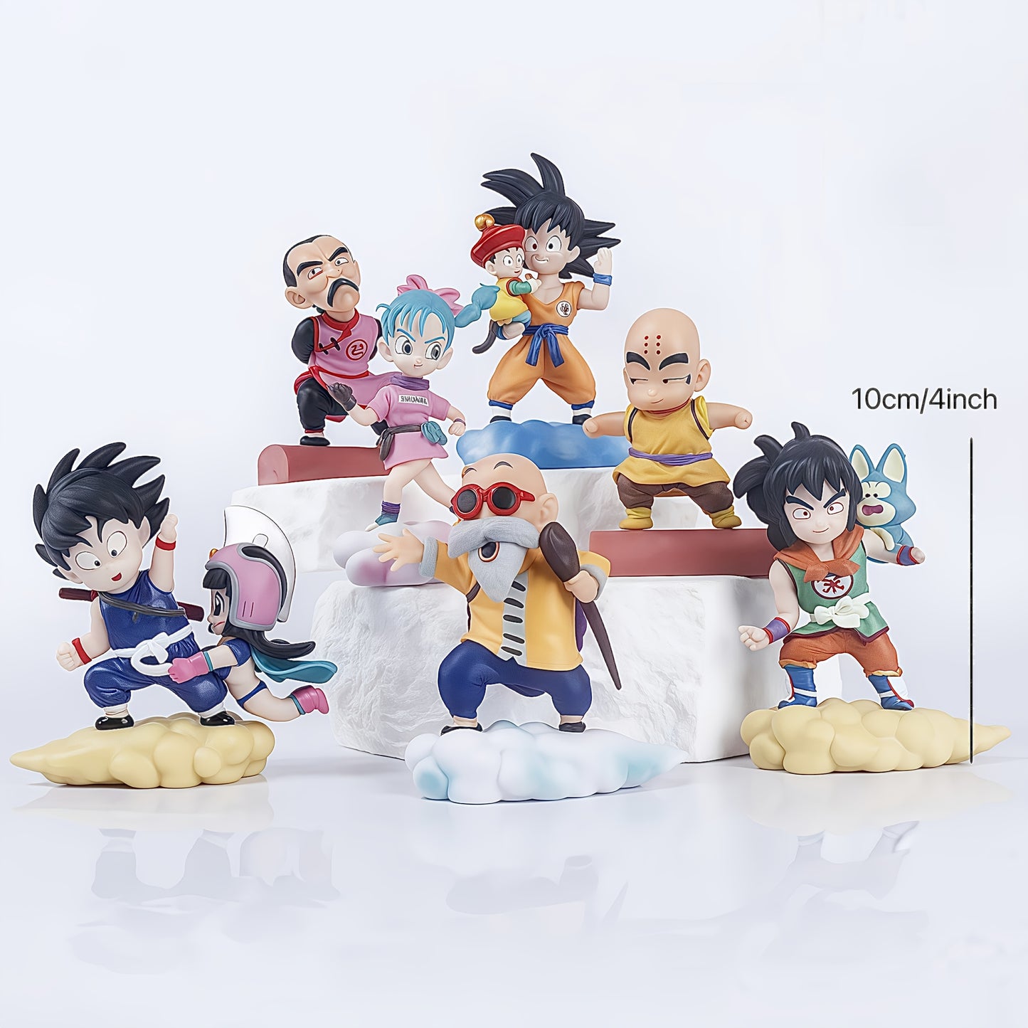 Dragon Ball Anime Merchandise, Nimbus Cloud Scene Figure, 1 or 2 Random Characters Included.