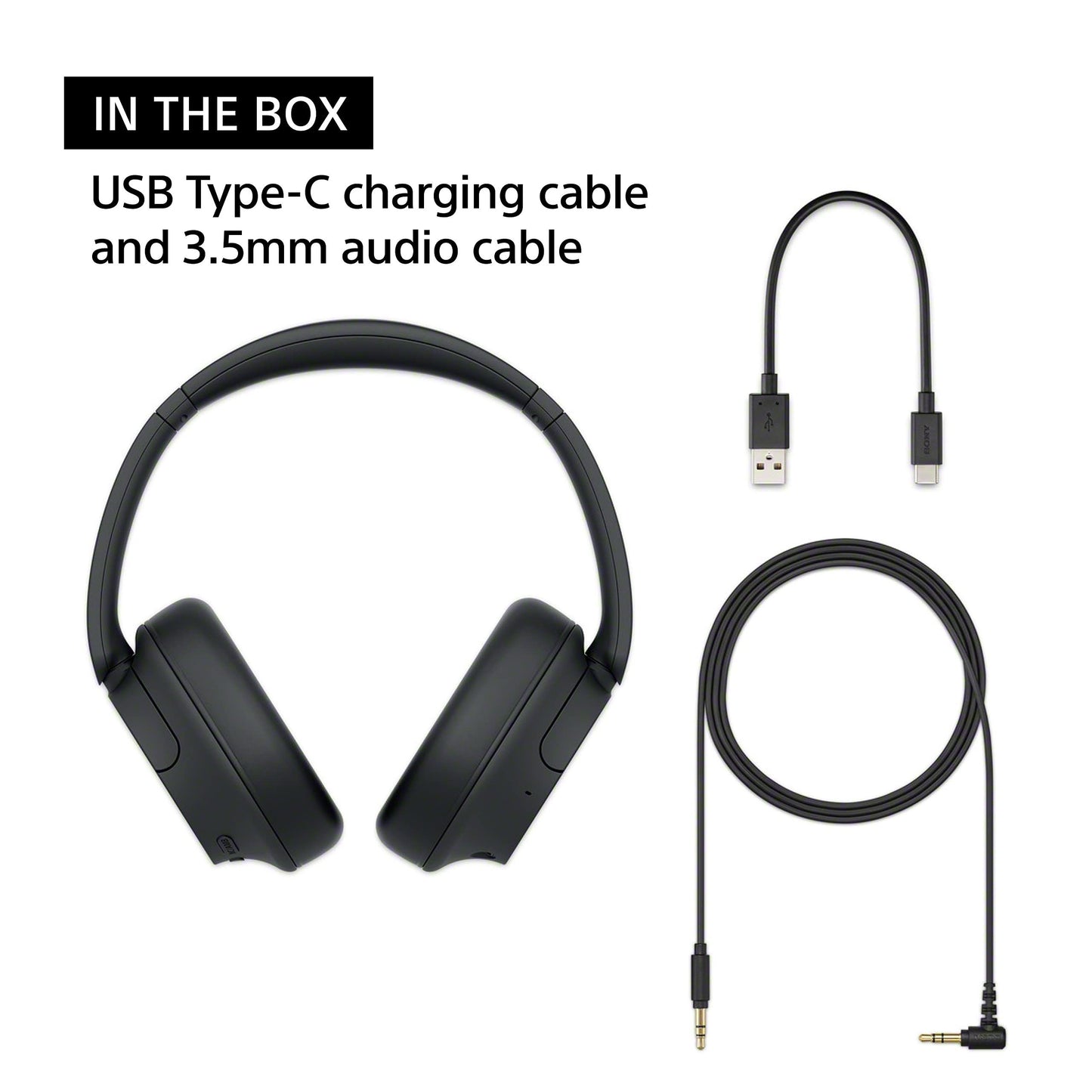 Sony WH-CH720N Wireless Headphones, Active Noise Cancellation, Touch Control