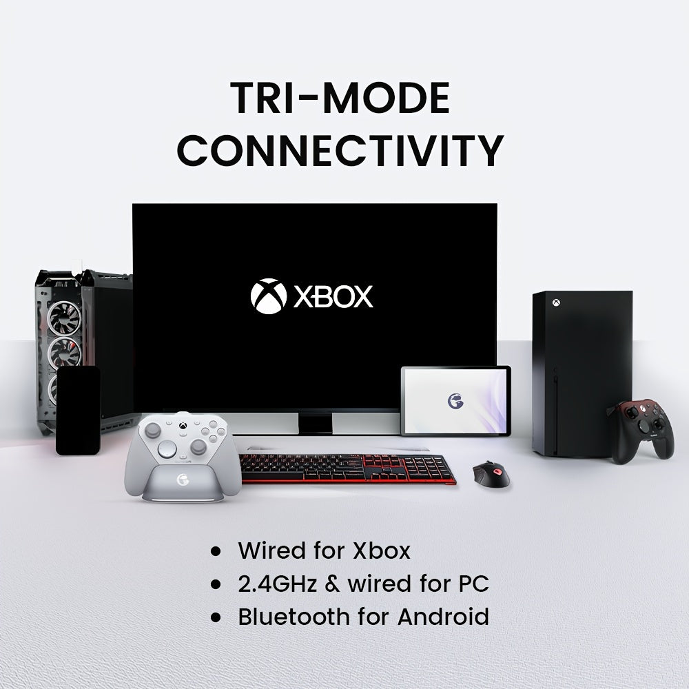 GameSir G7 Pro Xbox Licensed Tri-Mode Game Controller for Xbox (Wired)/PC (2.4G + Wired)/Android (BT)