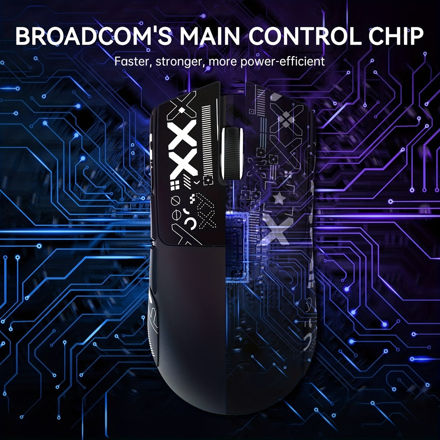 ATTACK SHARK X11 Wireless Gaming Mouse with RGB Magnetic Charging Dock, PixArt PAW3311 Sensor
