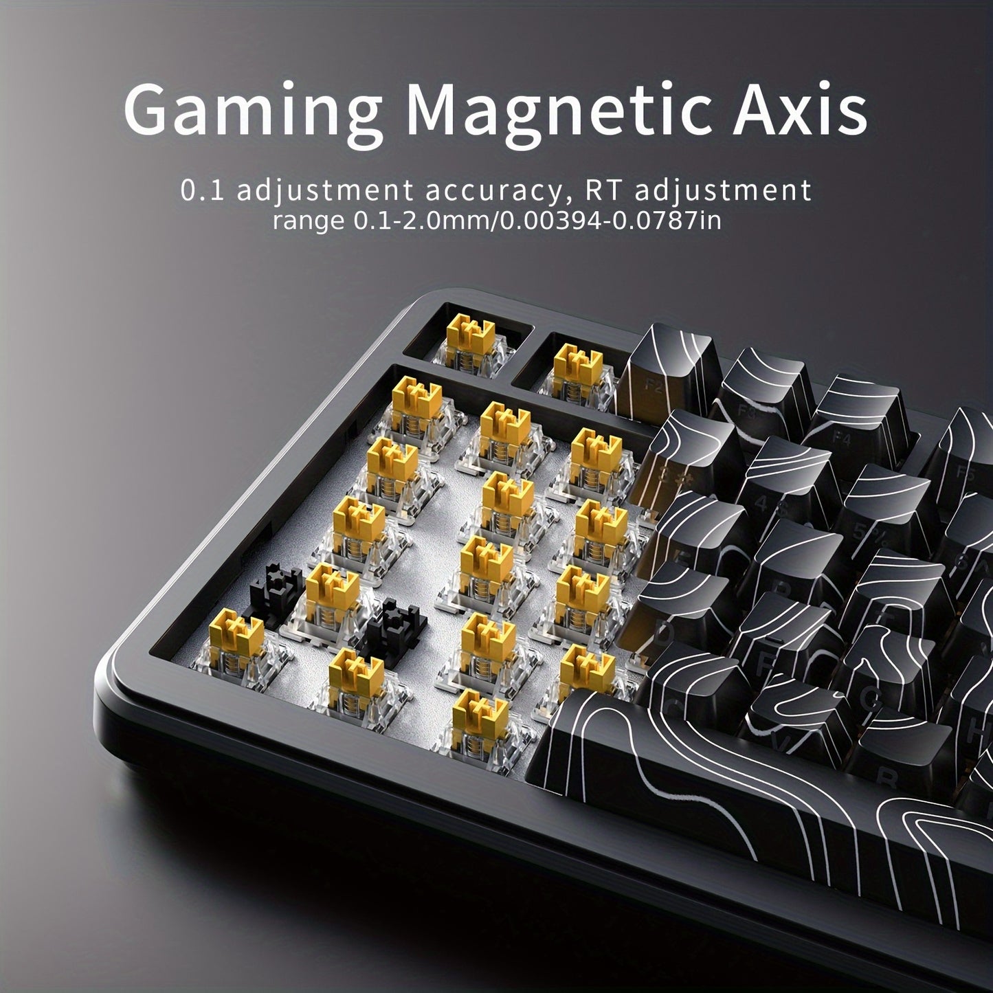 AK820 MAX new magnetic switch Type-C wired-computer game keyboard