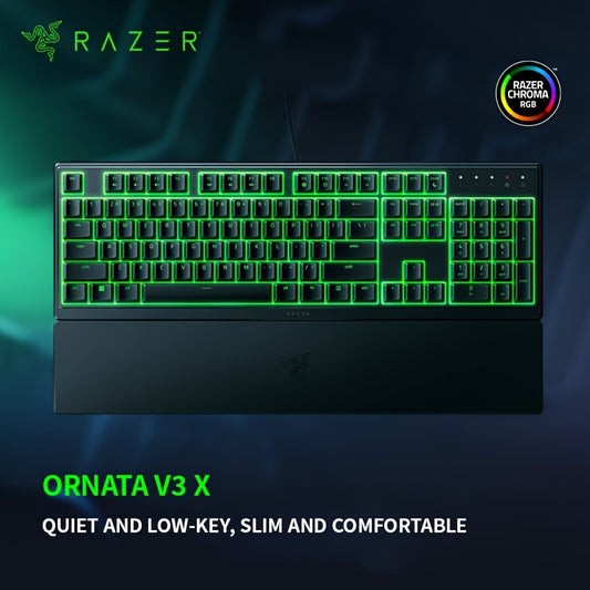 Razer Ornata V3 X Gaming Keyboard, Low Profile Keys