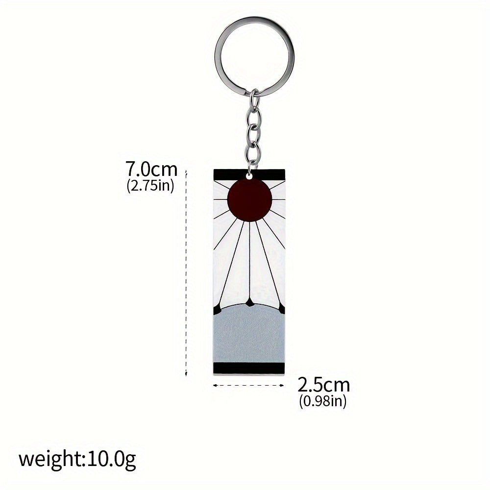Anime Ghost Slayer Keychain For Men, Ghost Keychain For Men, Cosplay Jewelry For Men
