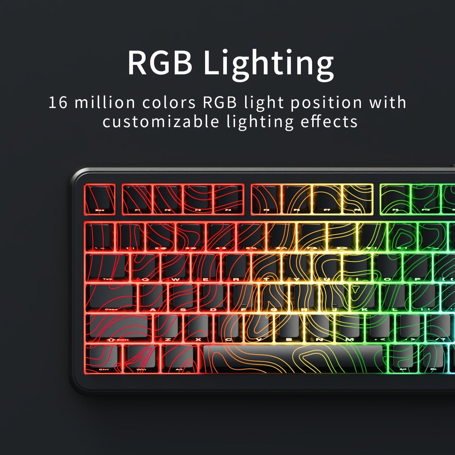 AK820 MAX new magnetic switch Type-C wired-computer game keyboard