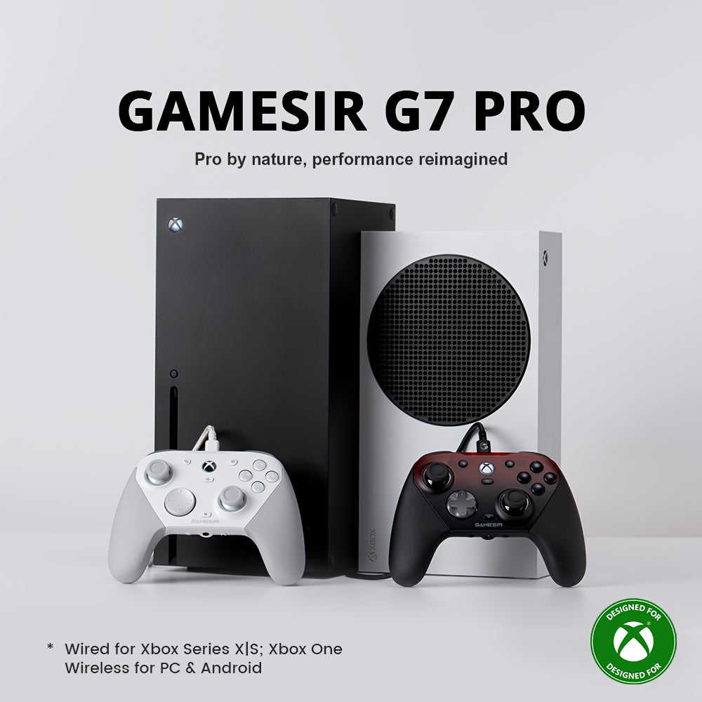 GameSir G7 Pro Xbox Licensed Tri-Mode Game Controller for Xbox (Wired)/PC (2.4G + Wired)/Android (BT)