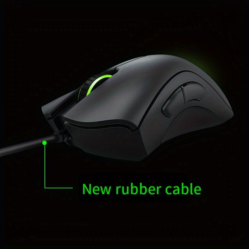 Razer DeathAdder Standard Edition Black Gaming Mouse - 6400 DPI Optical Sensor.