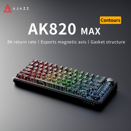 AK820 MAX new magnetic switch Type-C wired-computer game keyboard