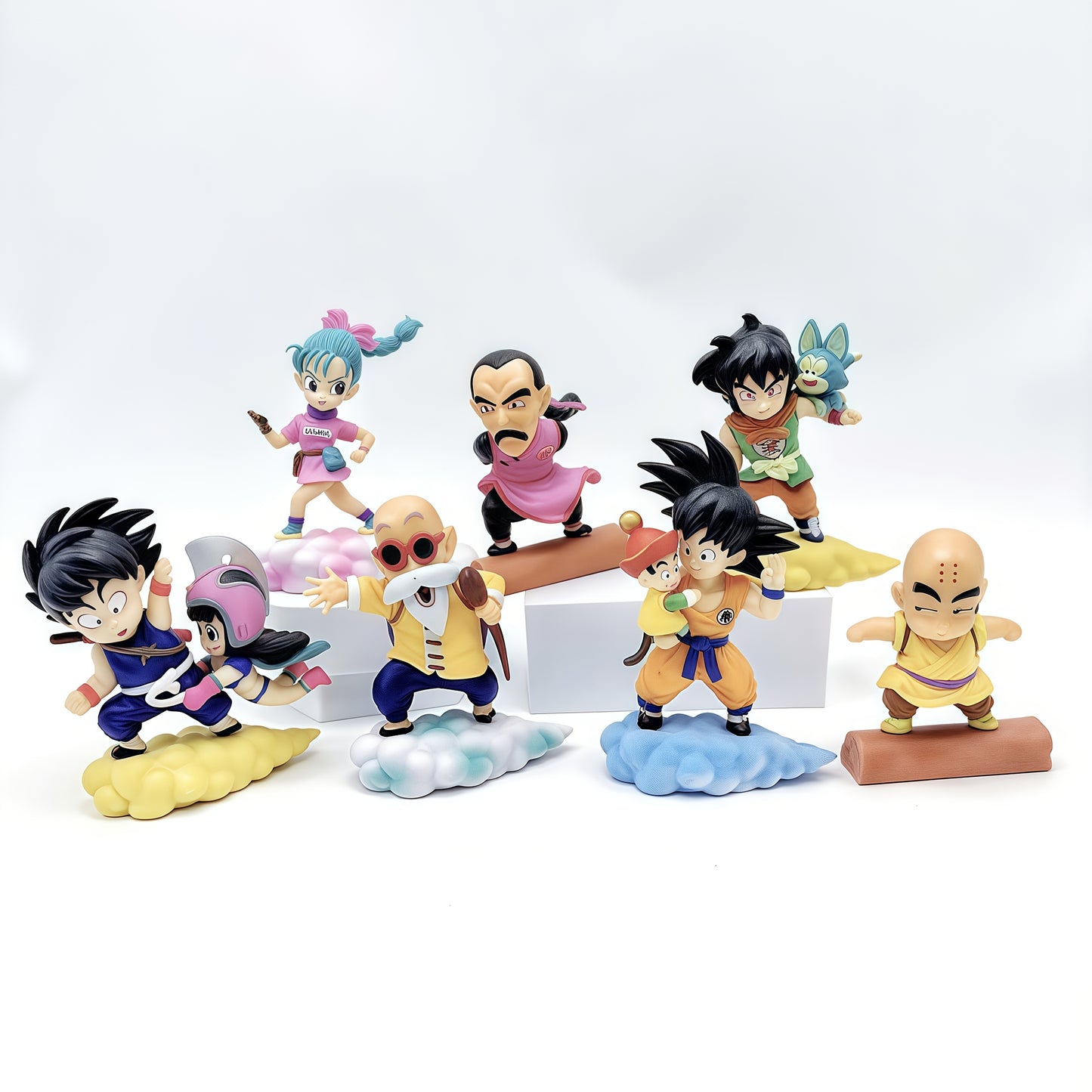 Dragon Ball Anime Merchandise, Nimbus Cloud Scene Figure, 1 or 2 Random Characters Included.