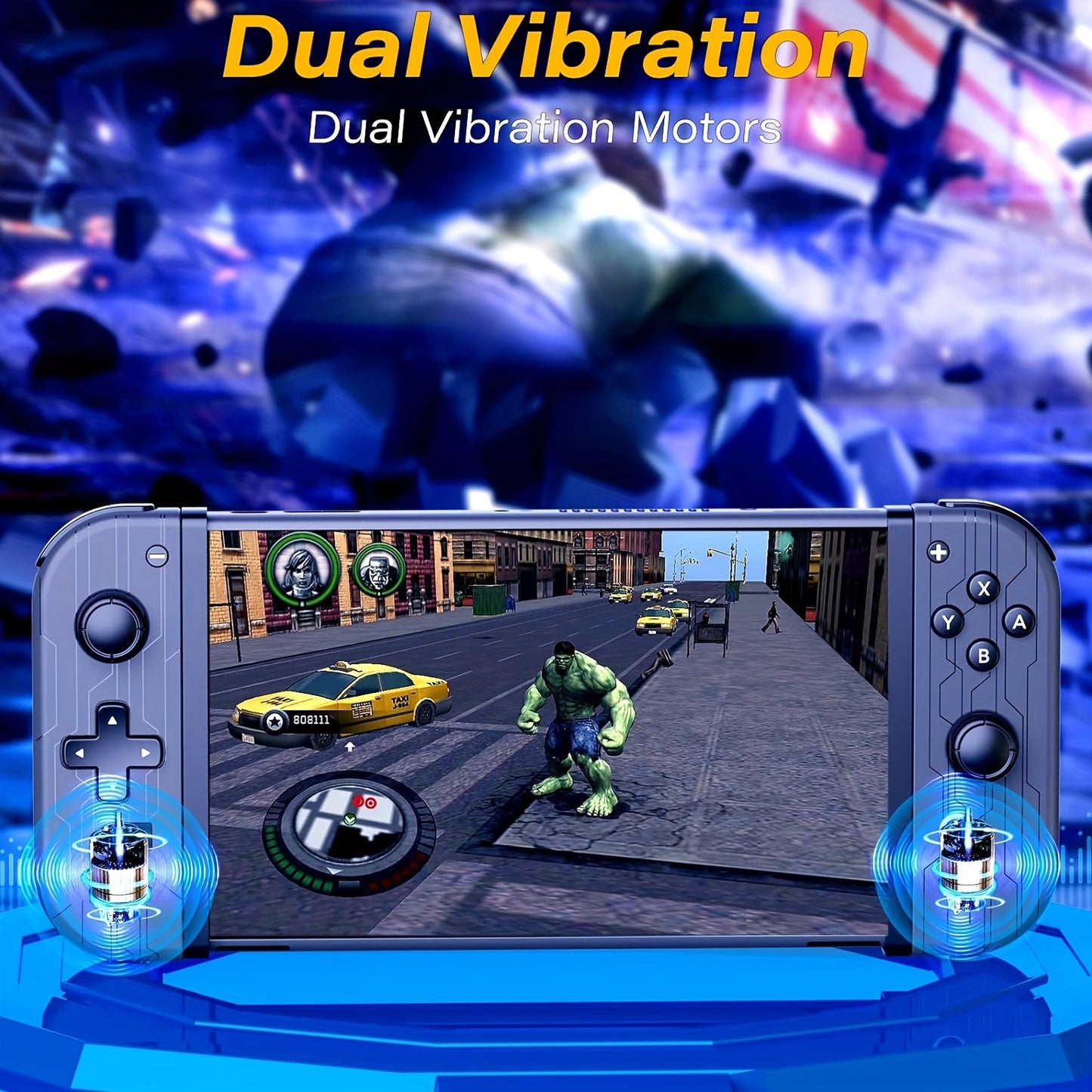 Suitable for Switch Controller, Replace with Dual Vibration Suitable for Switch