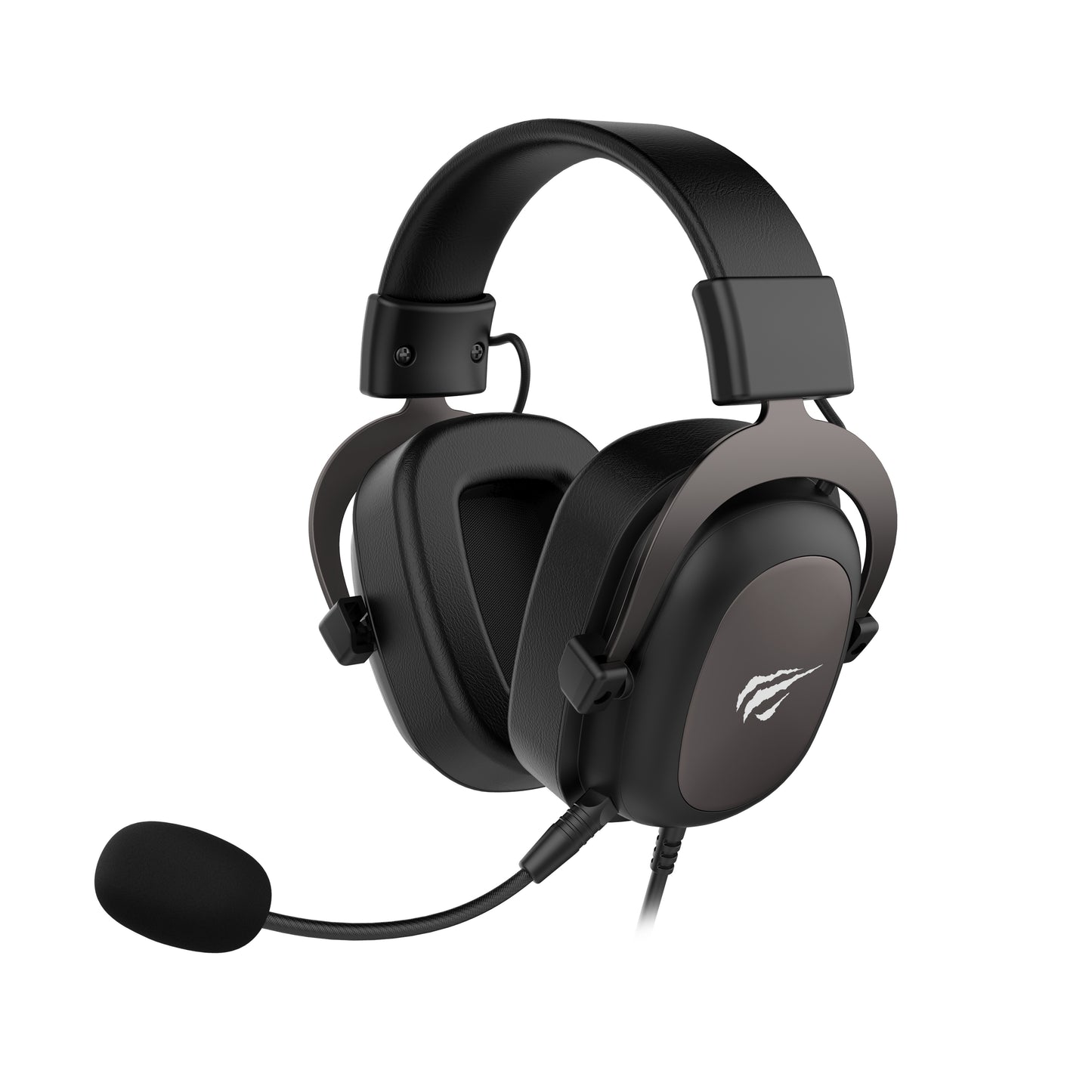 HAVIT Gaming Headset, Use Protein Leather Earmuffs, Detachable Microphone.