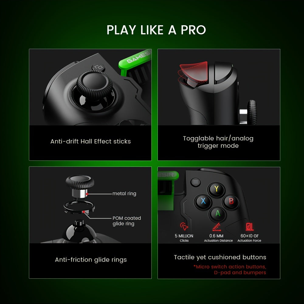 GameSir X4 Aileron Ultimate Portable Telescopic Wireless Gaming Controller,