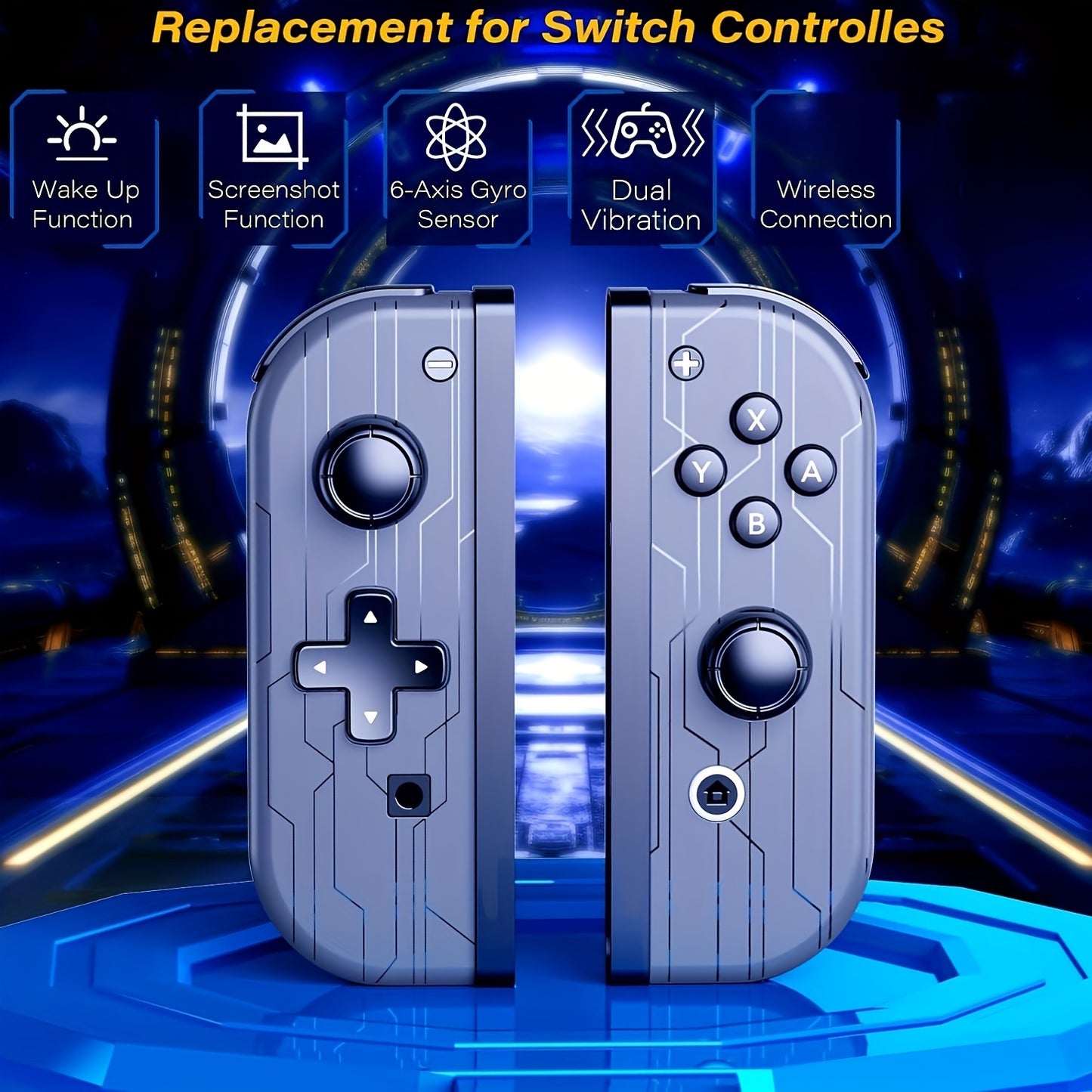 Suitable for Switch Controller, Replace with Dual Vibration Suitable for Switch