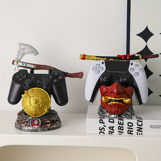 1pc Unique Demon Face Warrior Sword Controller Stand