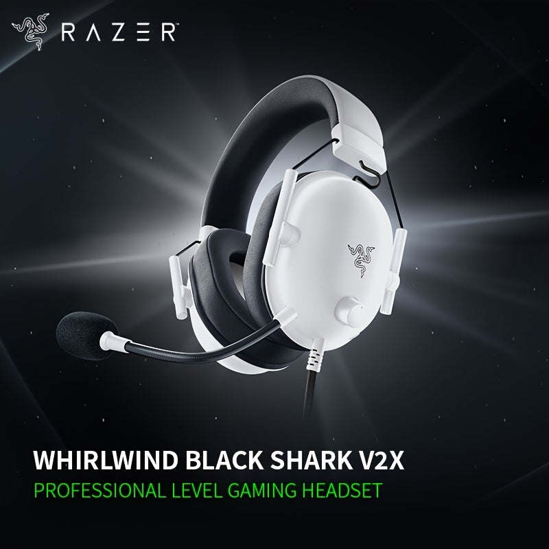 Razer Black Shark V2 X Gaming Headset with Black and White